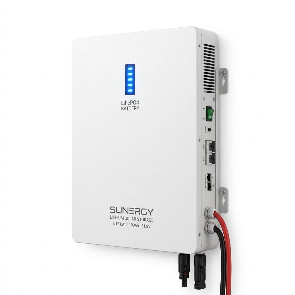 Halo 5.12kWh LiFePO4 Wall Battery