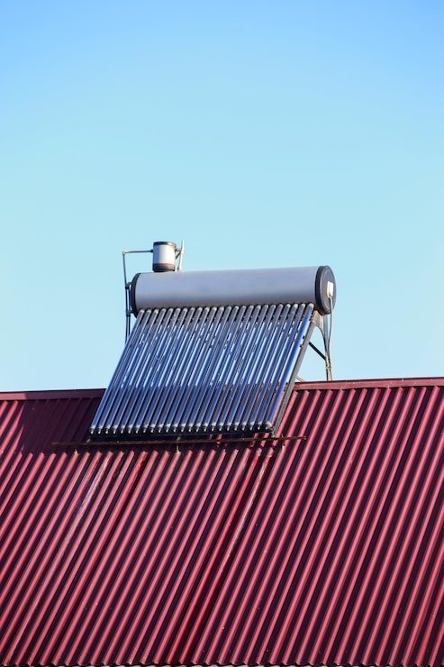 Roof solar collector